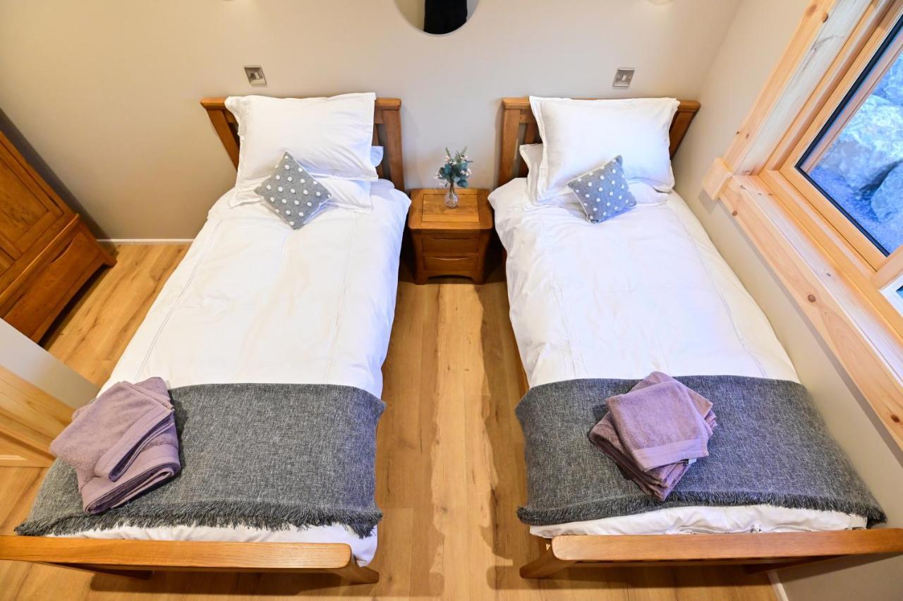 Cuddfan Lodge On A Gorgeous Private Lake Newport  Exteriör bild